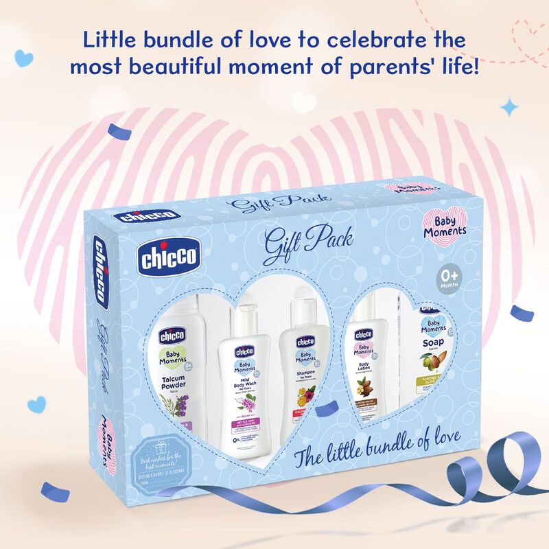 Chicco Baby Essential Gift Set (Blue)