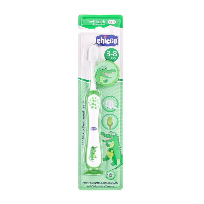 Chicco Toothbrush - Green - 3Y to 8Y