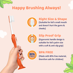 Chicco Toothbrush - Orange - 3Y to 8Y