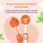 Chicco Toothbrush - Orange - 3Y to 8Y