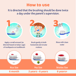 Chicco Toothbrush - Orange - 3Y to 8Y