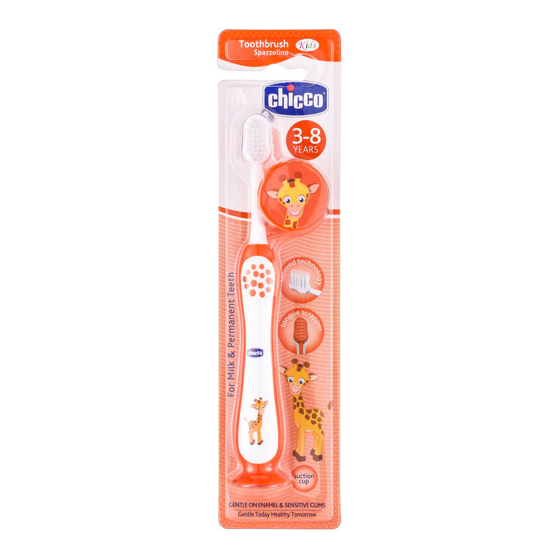 Chicco Toothbrush - Orange - 3Y to 8Y