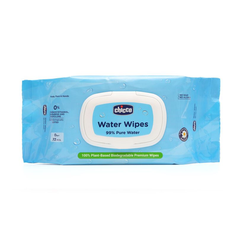 Chicco Water Wipes - 99% Pure Water 72 Pcs