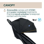 Chicco Glee Stroller (Uneven Black )