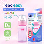 Chicco Feed Easy Pink Colored Narrow Neck Feeding Bottle (125 ml)