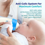 Chicco Feed Easy Blue Colored Narrow Neck Feeding Bottle (250ml)