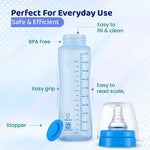 Chicco Feed Easy Blue Colored Narrow Neck Feeding Bottle (250ml)