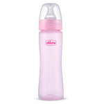 Chicco Feed Easy Pink Colored Narrow Neck Feeding Bottle (250ml)
