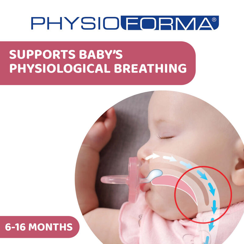Chicco PhysioForma Soother Soft Pink (6-16 Months) (1 Pc)