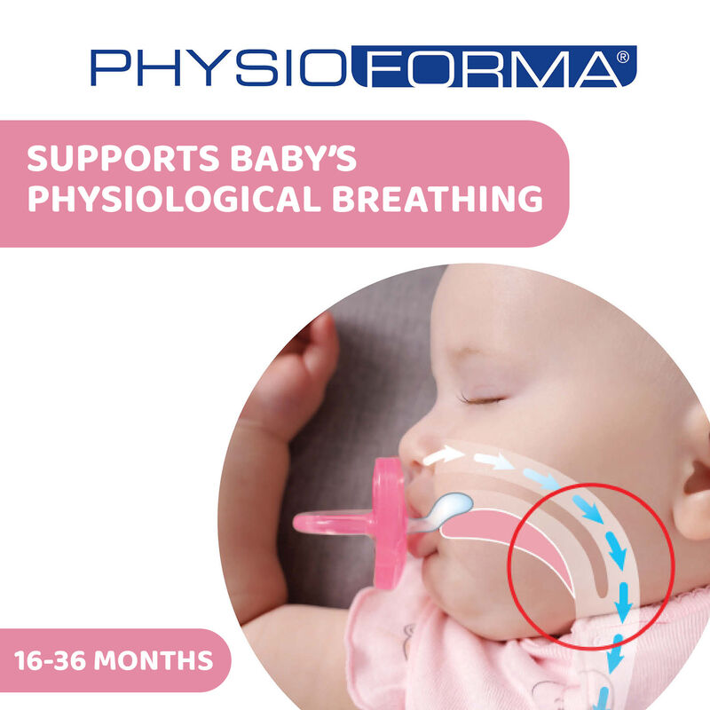 Chicco PhysioForma Soother Soft Pink (16-36 Months) (1 Pc)