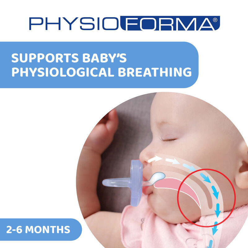 Chicco PhysioForma Soother Soft Blue (2-6 Months) (1 Pc)
