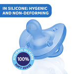 Chicco PhysioForma Soother Soft Blue (6-16 Months) (1 Pc)