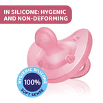 Chicco PhysioForma Soother Soft Pink (6-16 Months) (2 Pcs)