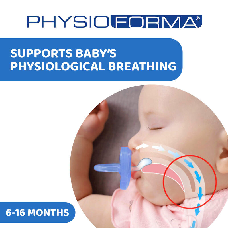 Chicco Physio Forma Soother Soft Blue (6-16 Months) (2 Pcs)