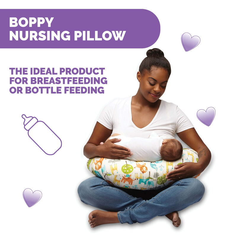 Boppy Nursing Pillow Peaceful Jungle