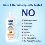 Chicco Gentle Body Wash And Shampoo Oats Extract And Apricot (650ml)