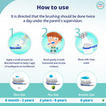Chicco Tooth Paste Bubble Gum No Fluoride - 12M to 6Y - 50g