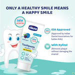 Chicco Tooth Paste Bubble Gum No Fluoride - 12M to 6Y - 50g
