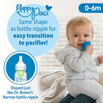 Dr Brown's Happy Pacifer Silicone Soothers 0+ to 6M
