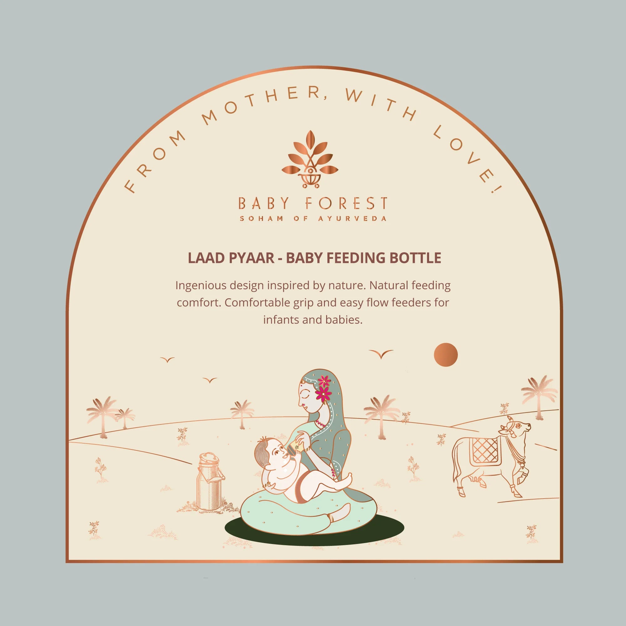 Baby Forest Laad Pyaar Baby Feeding Bottle - 260 ml