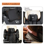 Loopie Lap Baby Car Seat - Black Charcoal