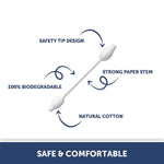 Hopop Safety Tips Cotton Buds - Dual Ended