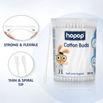 Hopop Baby Spiral Cotton Buds With Thin Paper Stem