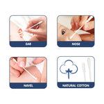 Hopop Baby Spiral Cotton Buds With Thin Paper Stem
