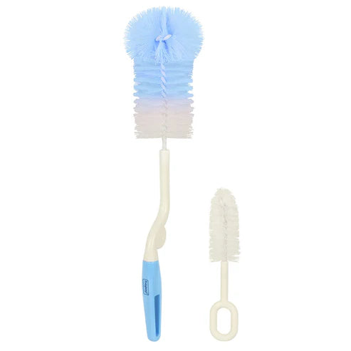 Hopop Bottle & Nipple Cleaning Brush - Blue