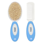 Hopop Baby Hair Brush & Comb Set - Blue