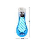 Hopop Nail Clipper With Skin Guard - Blue Check