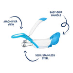 Hopop Nail Clipper With Magnifying Zoom Lens - Blue