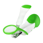 Hopop Nail Clipper With Magnifying Zoom Lens - Green