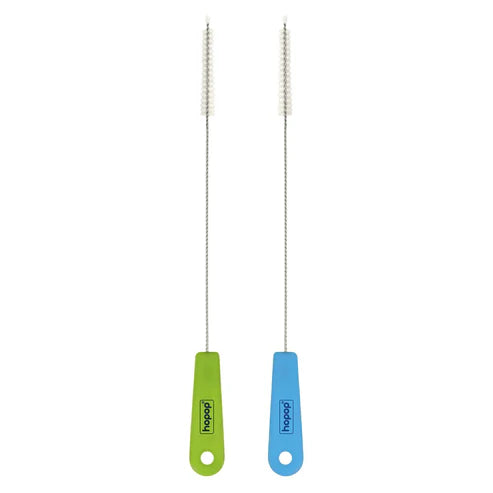 Hopop Easy Straw Cleaning Brush - Blue & Green
