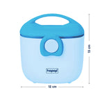 Hopop Milk Powder & Multi Purpose Food Container - 210 ml - Blue