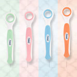 Hopop Baby Tongue Cleaner With Rounded Edges - Orange