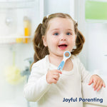 Hopop Baby Tongue Cleaner With Rounded Edges - Blue