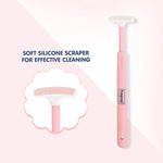 Hopop Baby Tongue Cleaner Ergonomic Design - Pink