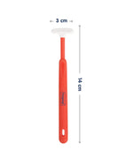 Hopop Baby Tongue Cleaner Ergonomic Design - Red