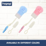 Hopop Bottle & Nipple Cleaning Brush - Pink