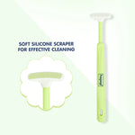 Hopop Baby Tongue Cleaner Ergonomic Design - Green