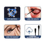 Hopop Cotton Buds Infused With Black Charcoal