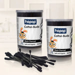 Hopop Cotton Buds Infused With Black Charcoal