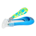 Hopop Nail Clipper With Skin Guard - Blue Dot