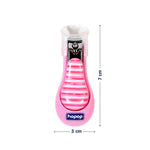 Hopop Nail Clipper With Skin Guard - Pink Stripe