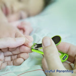 Hopop Nail Clipper With Skin Guard - Pink Stripe
