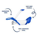 Hopop Nail Clipper With Magnifying Zoom Lens - Navy