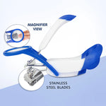 Hopop Nail Clipper With Magnifying Zoom Lens - Navy