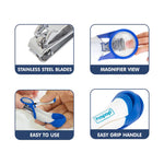 Hopop Nail Clipper With Magnifying Zoom Lens - Navy