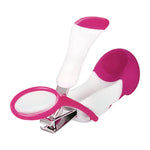 Hopop Nail Clipper With Magnifying Zoom Lens - Pink